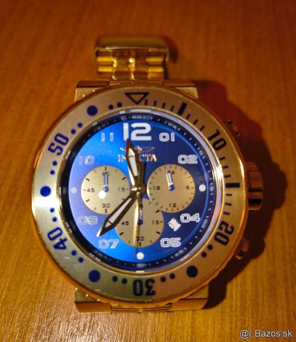 USA Hodinky, 500 m vodot., masívny dizajn - 9