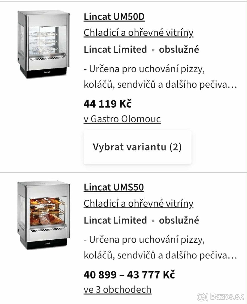 PREDAM PROFESIONÁLNE TEPELNÉ VITRÍNY LINCAT Z NEREZU OTOČNE - 9