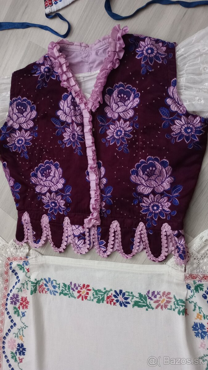 Kroj Myslava / čepiec, lajblik, oplecko, zástera - 9