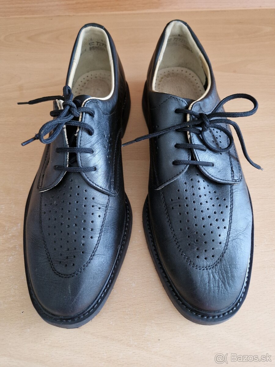 5 ks topánky pánske kožené, dĺžka 29 cm - 9
