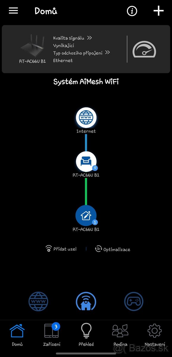 AiMesh systém Router RT-AC66U + Extender RP-N12 - 9