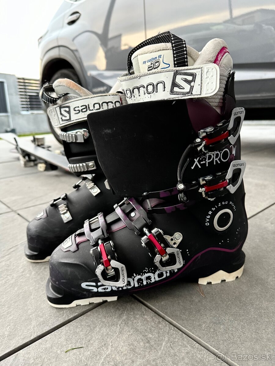 Lyžiarky + lyže Salomon - 9