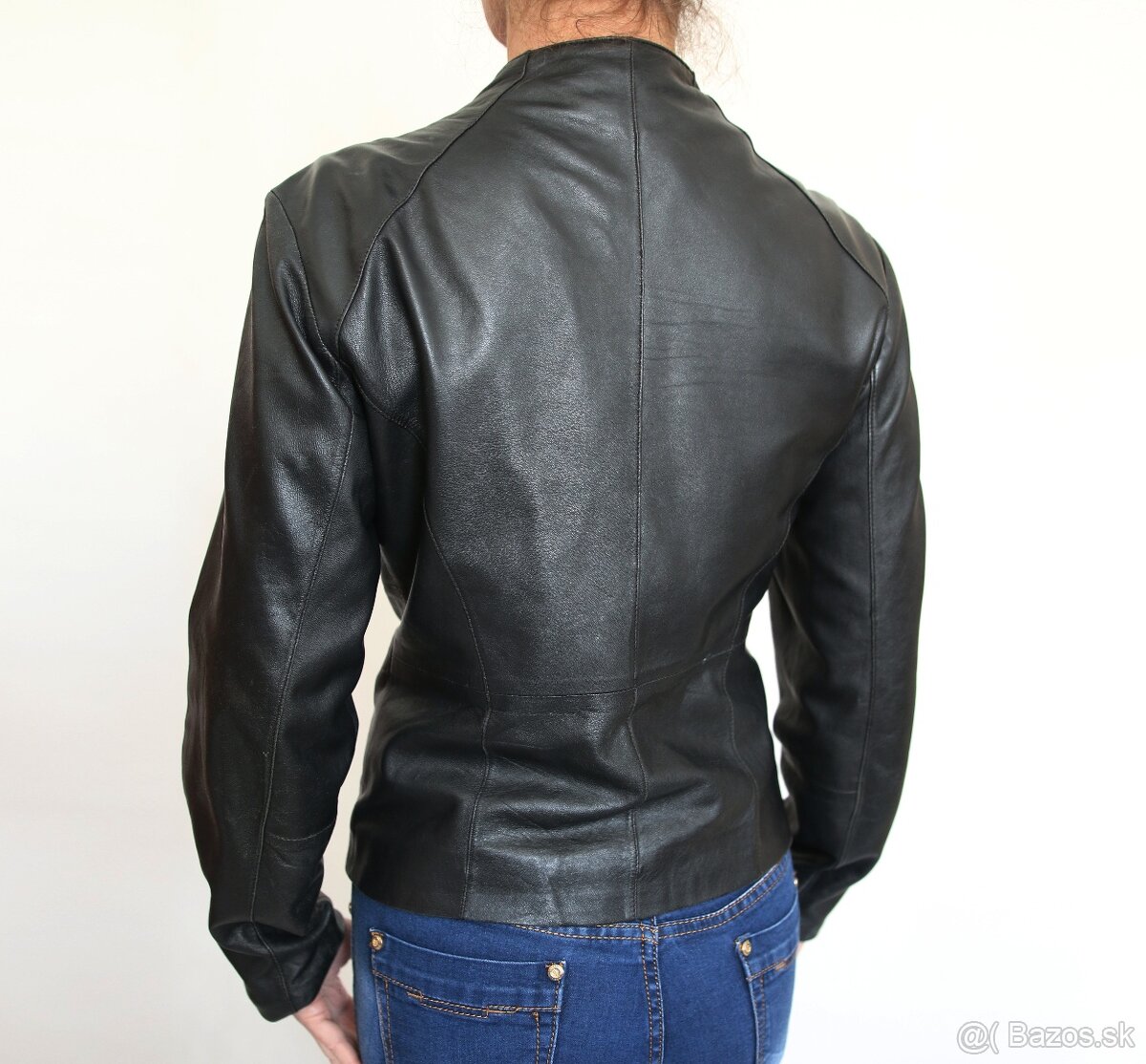 Kožená dámska bunda Marks&Spencer veľ.40 - 9