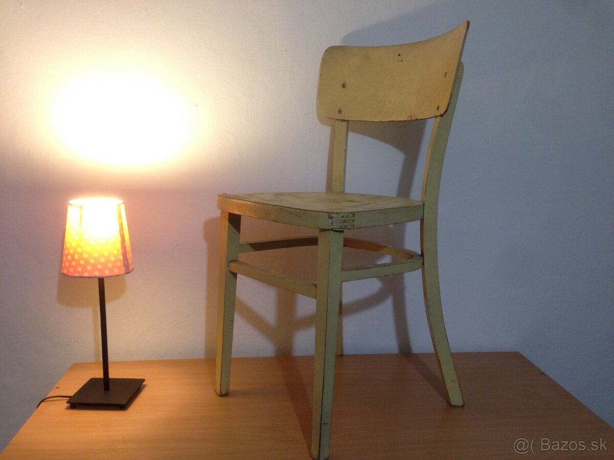 Retro drevená stolička TATRA - 9