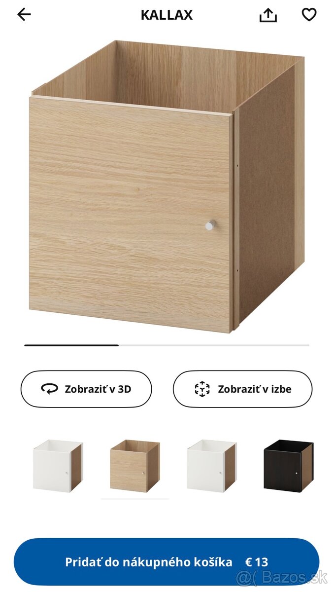Ikea kallax s vložkami - 9