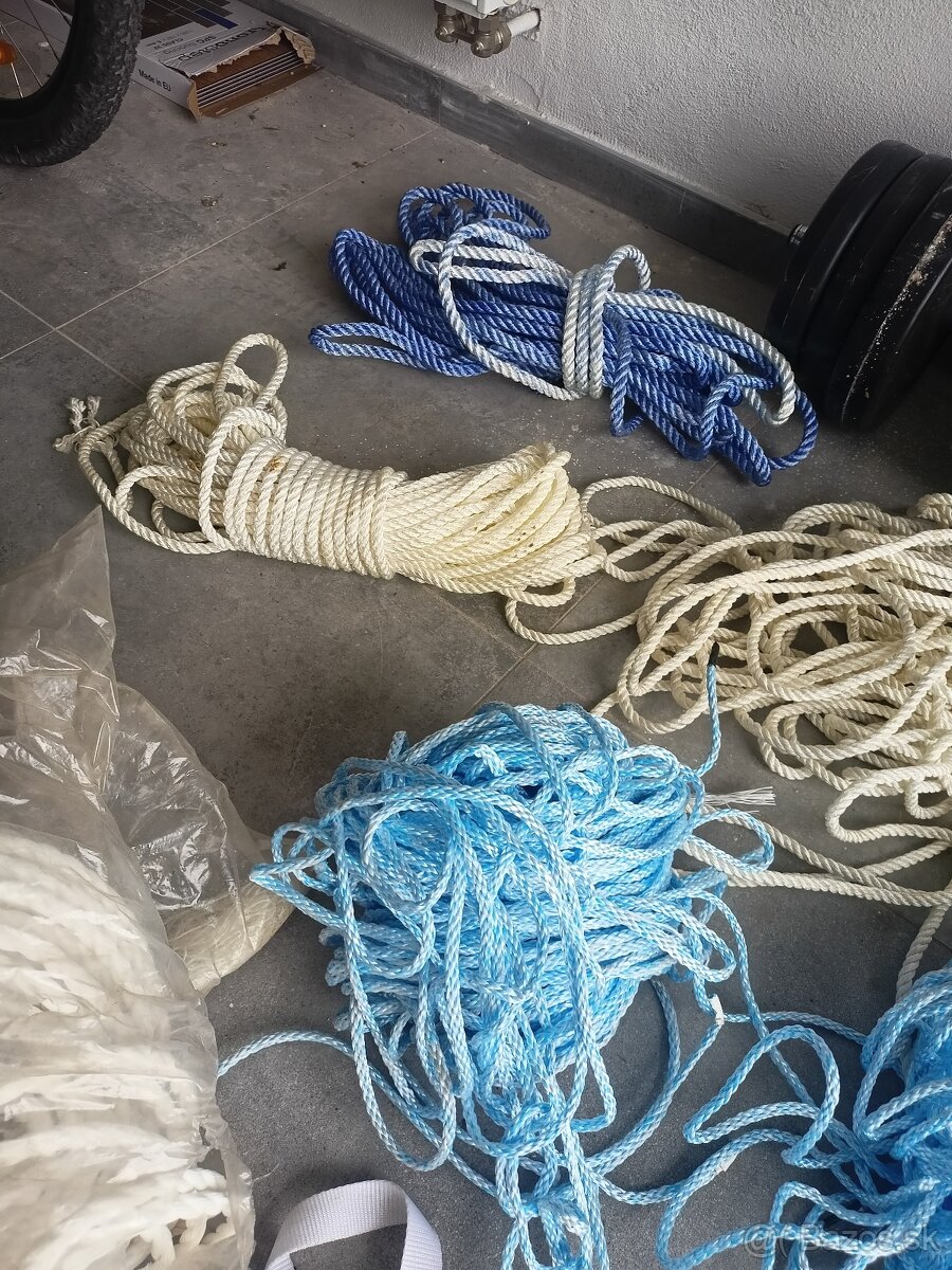 Predám laná , pevné aj tenšie , lacno - 9