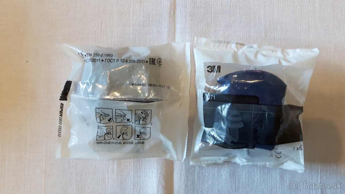 Pracovné rukavice, Štuple do uší - 9