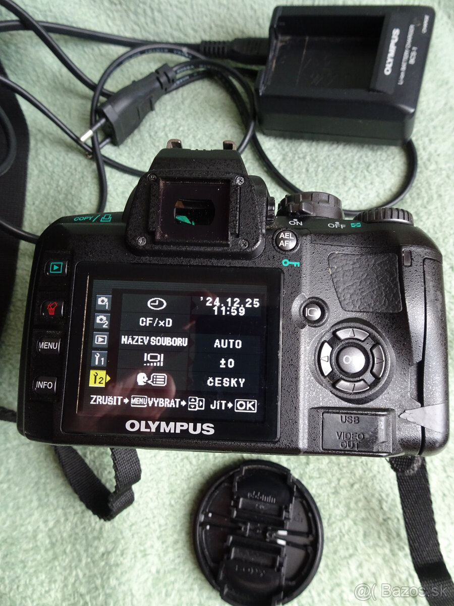 Predám digit. zrkadlovku OLYMPUS E-410-komplet - 9