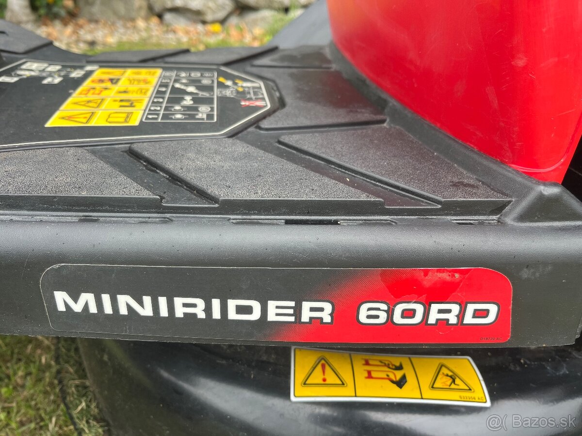 Traktorova kosačka Minirider RD 60 - 9