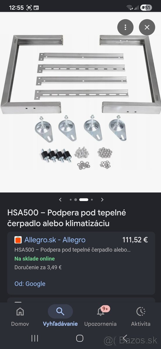 Stojan pod tepelné čerpadlo(klímu) - 9