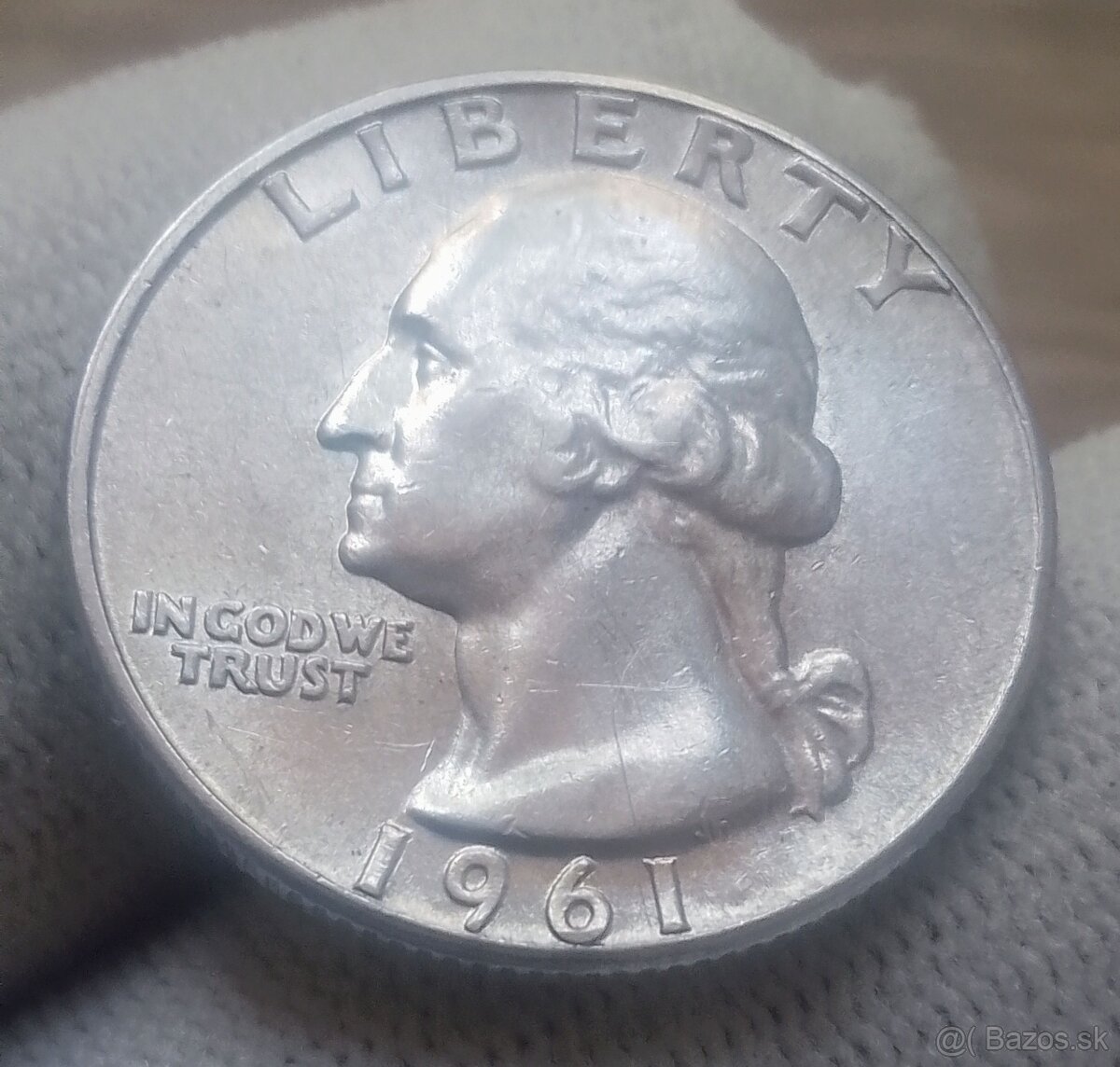 Strieborné 1/4 dollaré. - 9