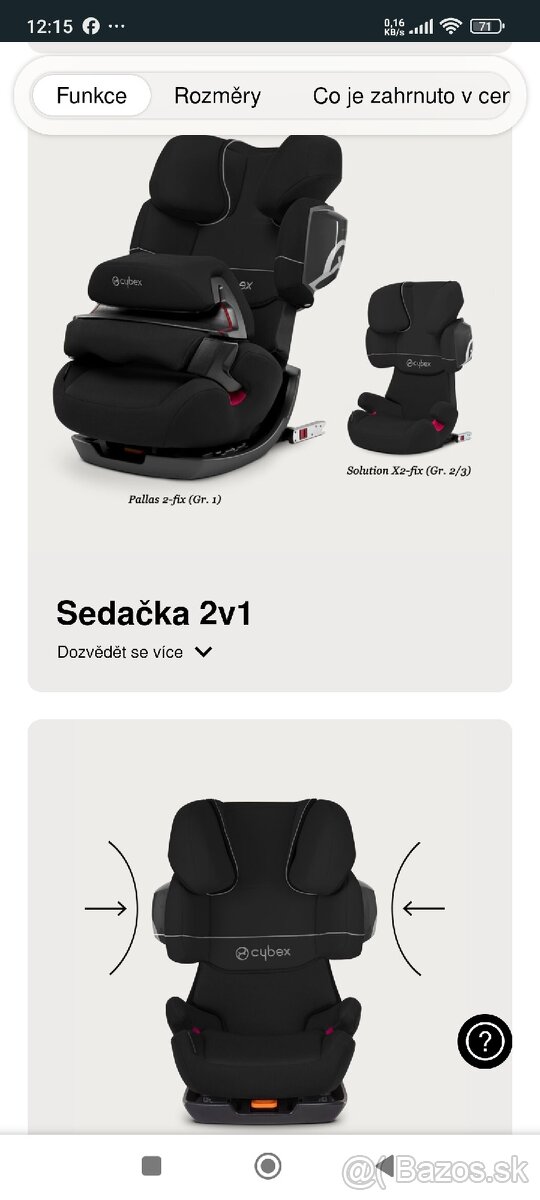 Autosedačka 9-36kg - 9