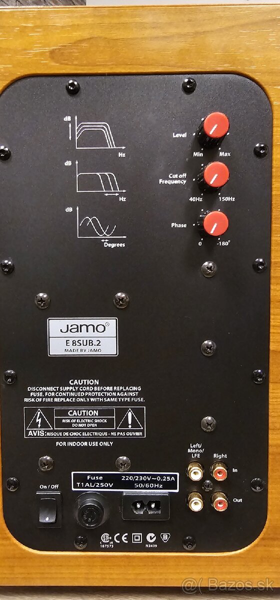 JAMO E8SUB.2 Aktívny subwoofer - 9
