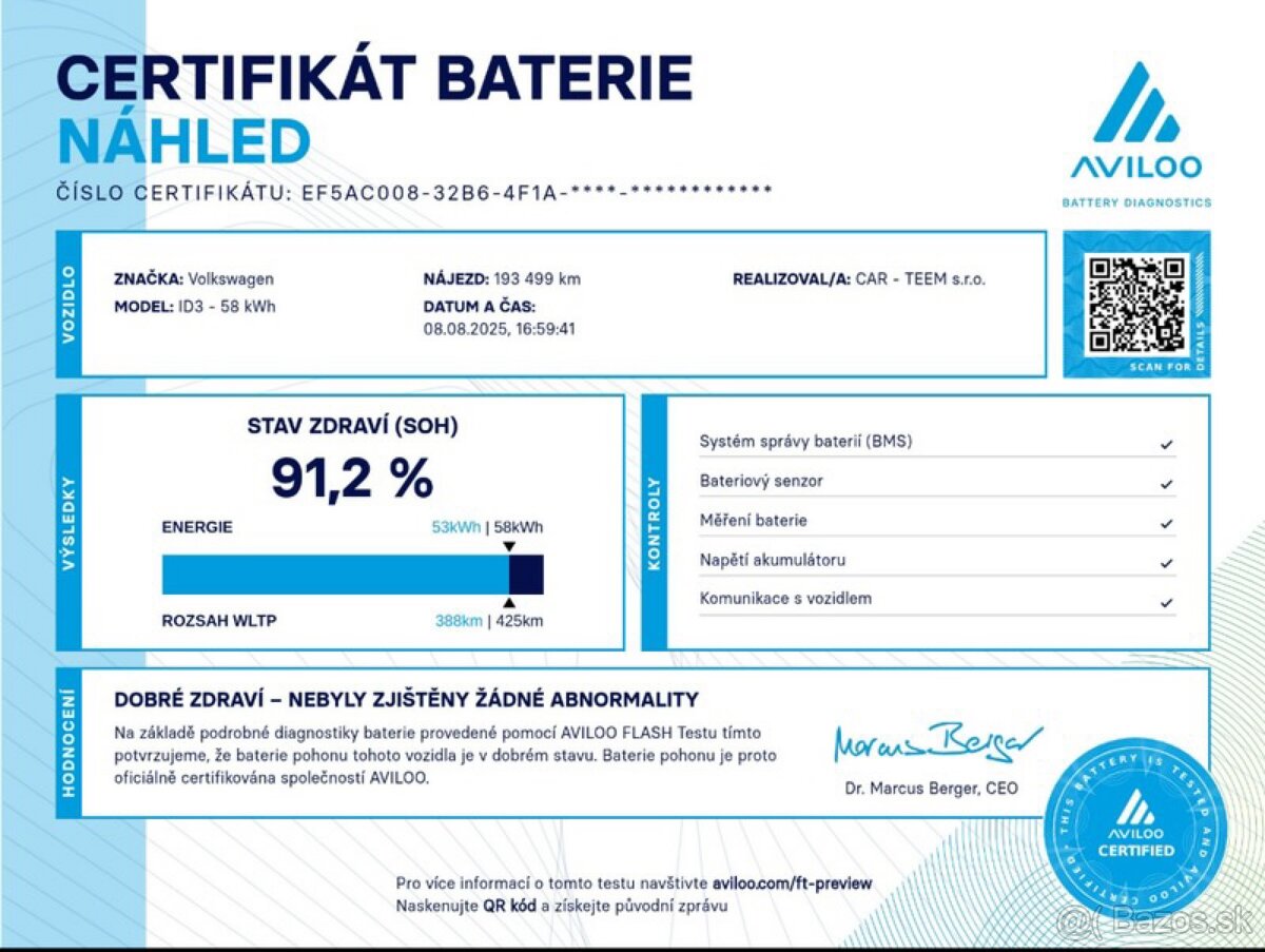 Volkswagen ID.3 Pro Performance 2020 | TOP STAV - 9