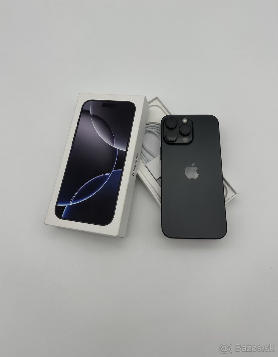 iPhone 16 Pro Max 512GB Black Titanium + ZÁRUKA - 9
