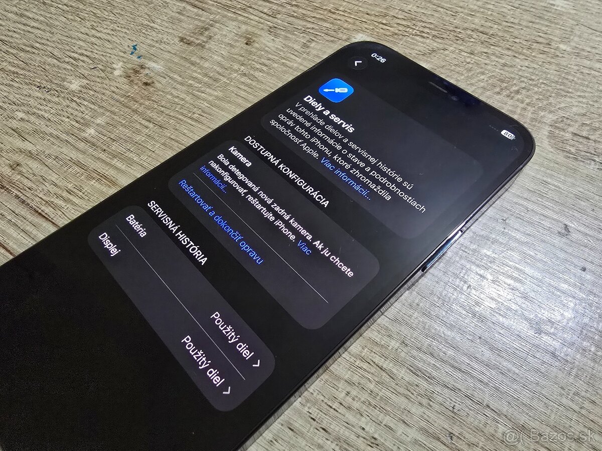 Iphone 12 pro max 256gb s novou bateriou v super stave ma le - 9