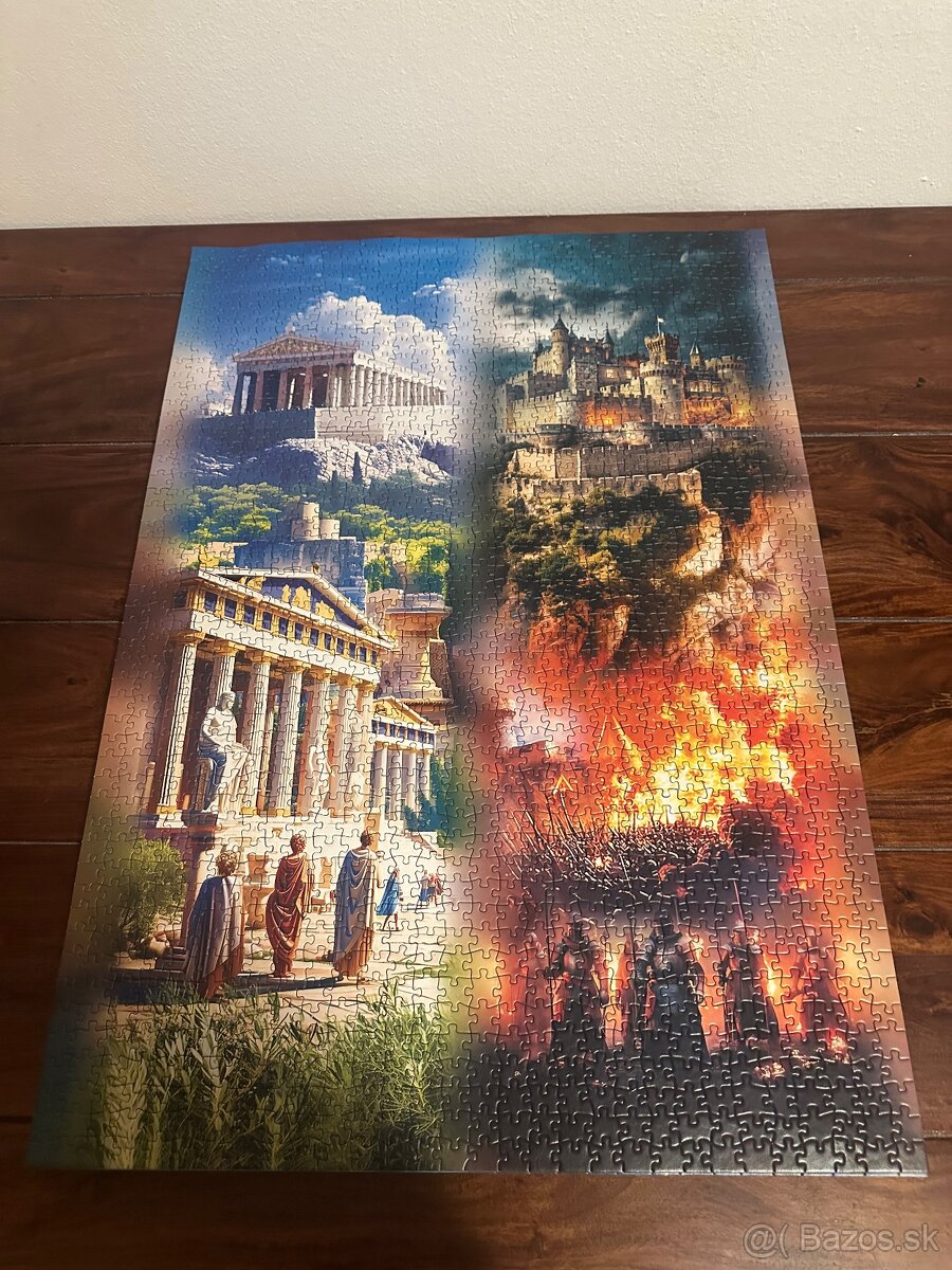 Predam puzzle trefl 21000ks poskladane - 9