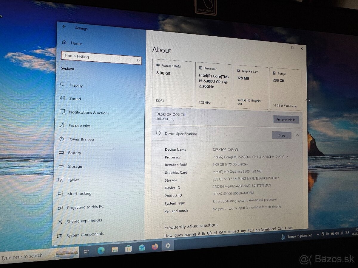 Lenovo Thinkpad T450 - 9