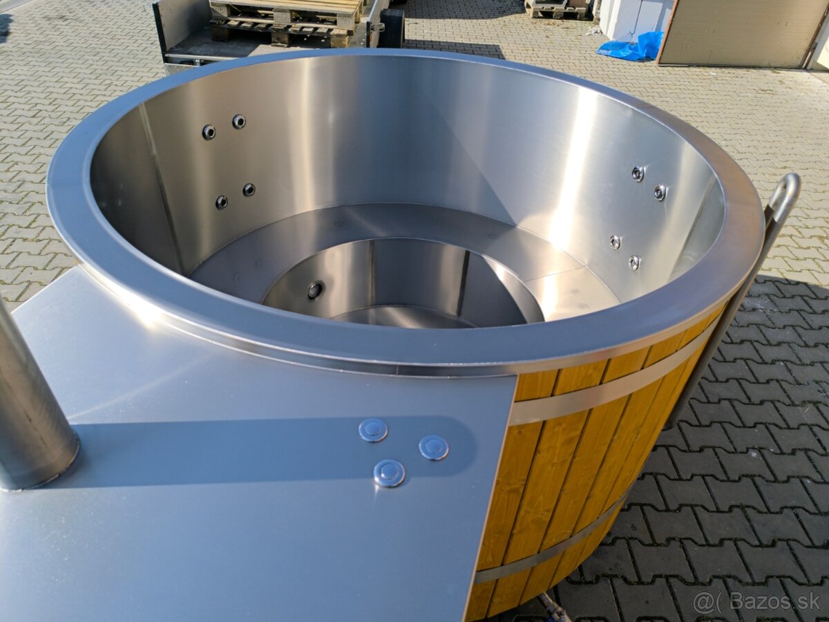 Kúpací nerezový sud,kúpacia Kaďa,jacuzzi,virivka - 9