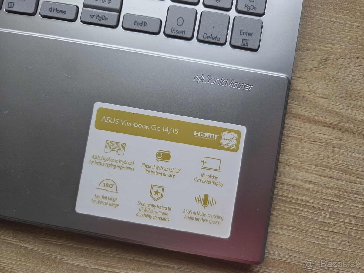 ASUS VivoBook Go 15 E1504 i3-N305,15.6 FHD,8GB/512GB,zaruka - 9