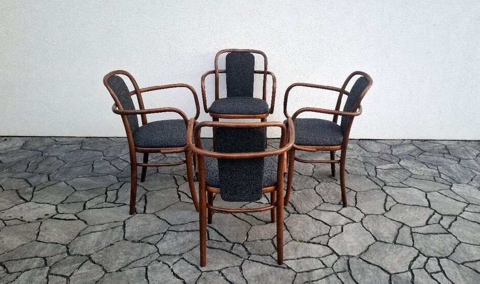 Židle TON A811 - Josef Hoffmann - 4ks - 9