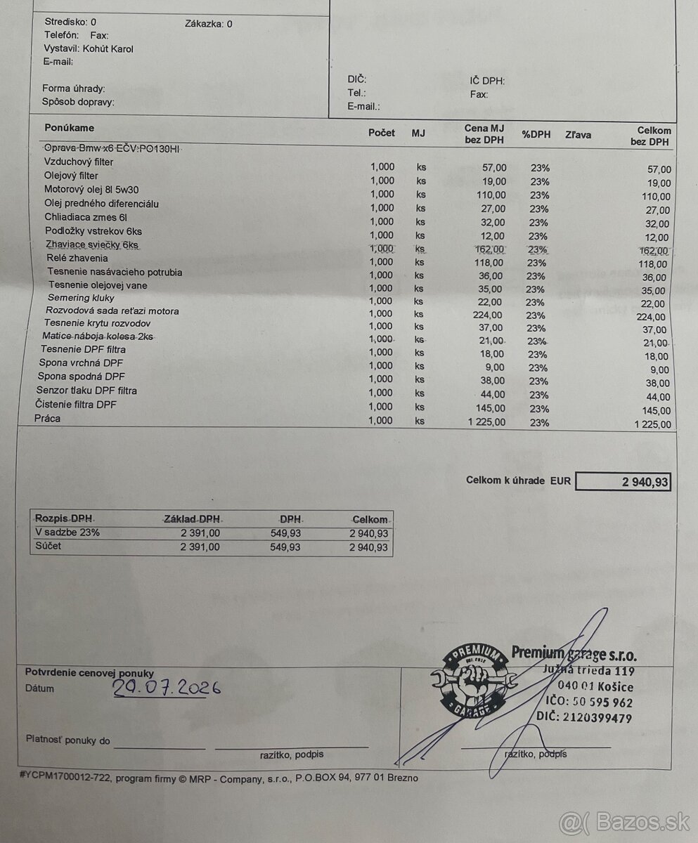 Predám BMW X6 3.0 225kW Xdrive - 9