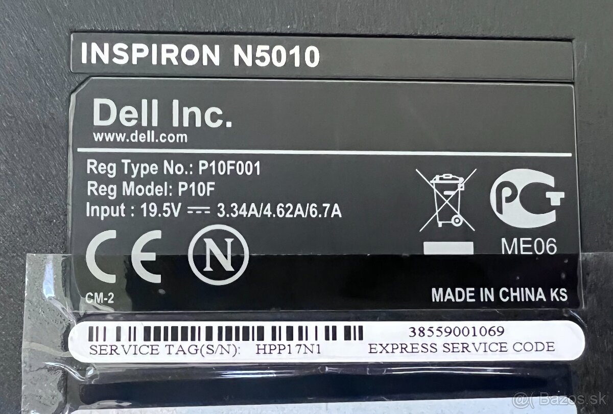 Dell Inspiron / intel i3 / 8GB RAM / 128GB SSD / 15.6" - 9