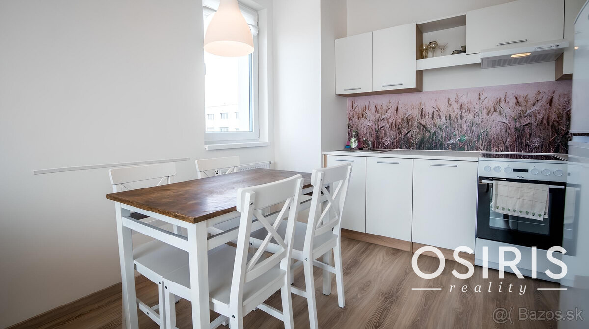 Na prenájom zariadený 2i byt s balkónom v novostavbe 2023, O - 9