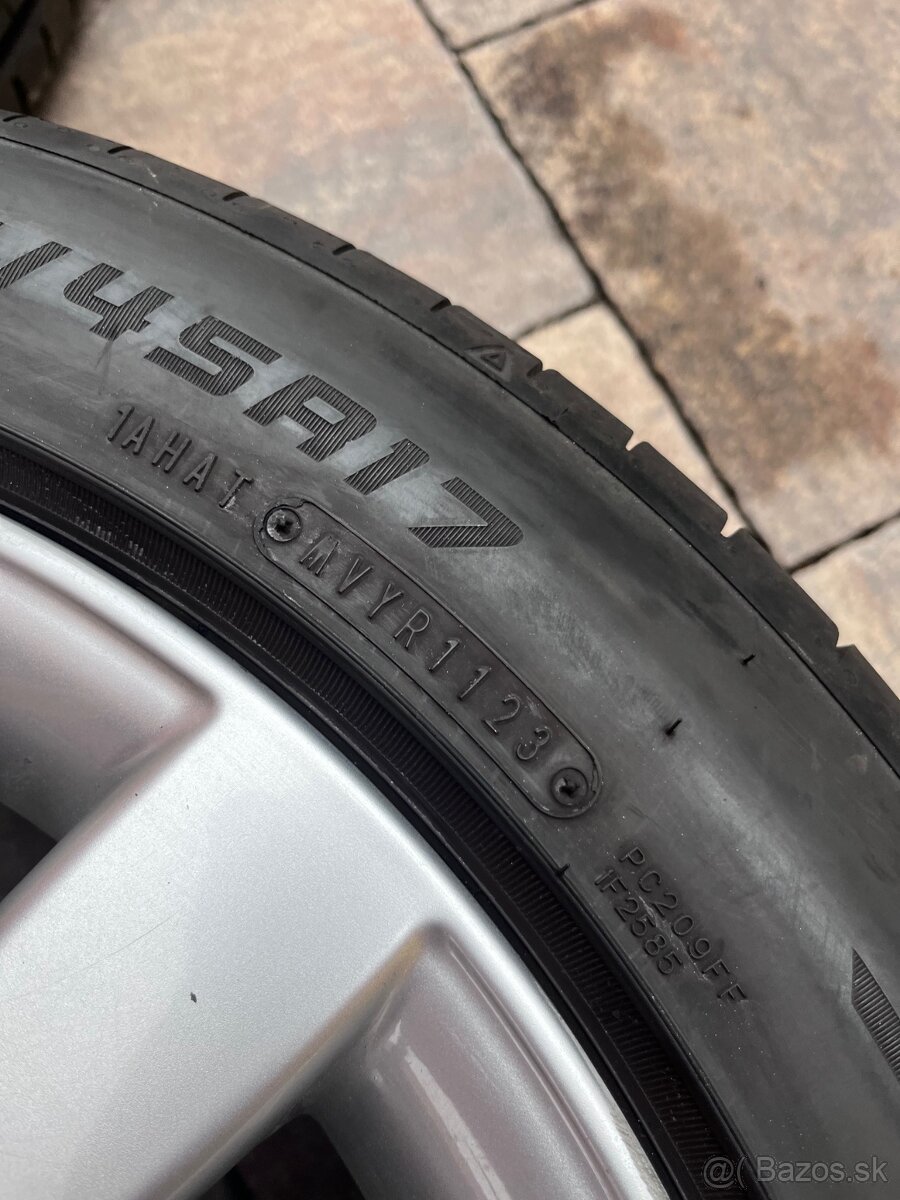 Originálne hliníkové disky Audi R17, 5x112 - 9