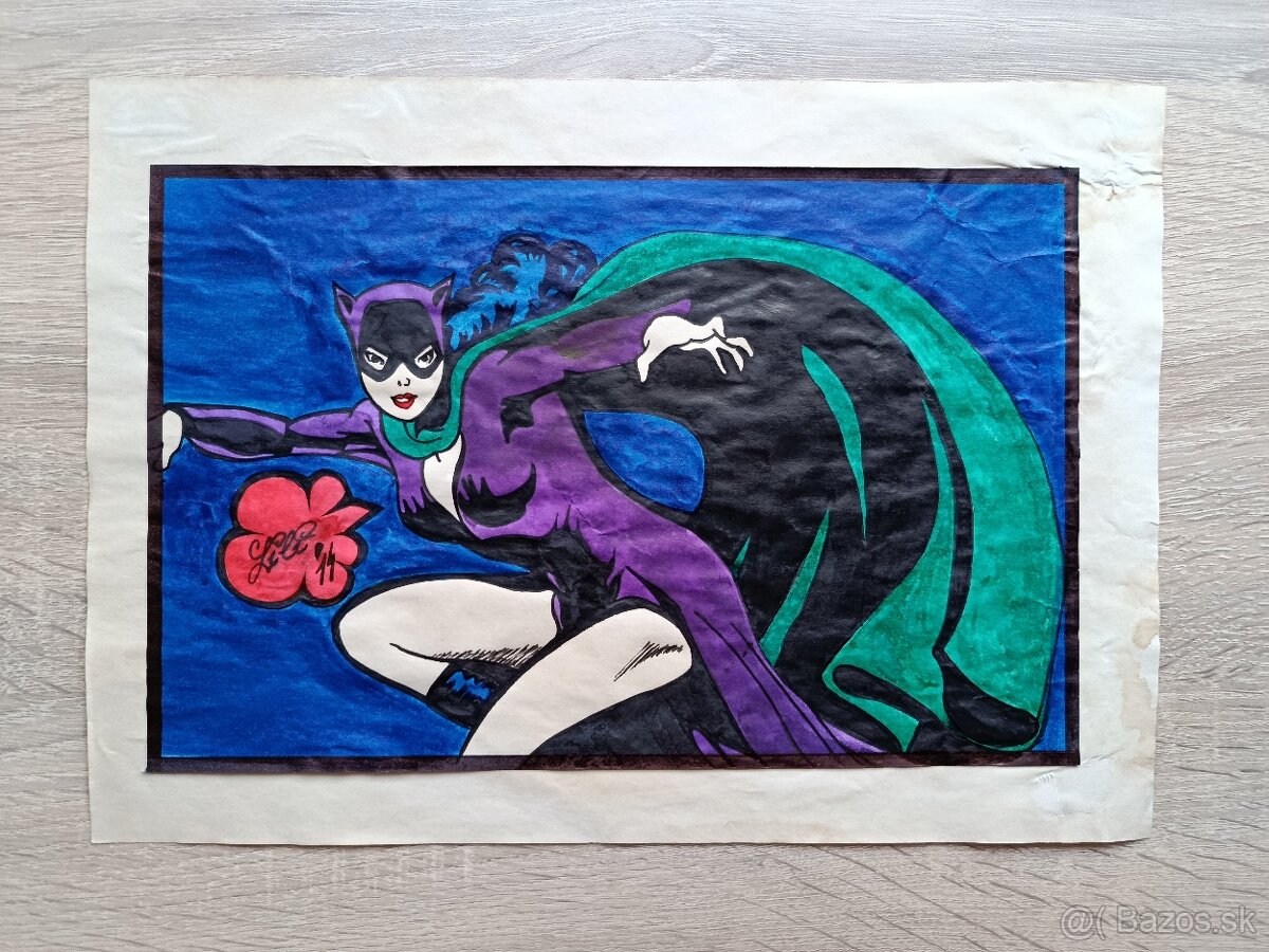 DC Comics a Marvel Comics ručné kresby v RETRO štýle - 9