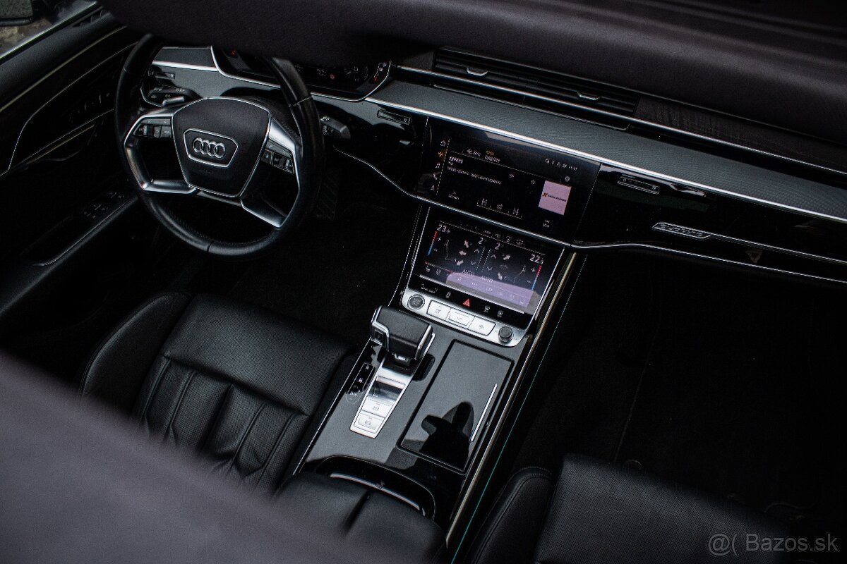 Audi A8 60 TFSI-e V6, masáž, webasto, pano, nelakované - 9