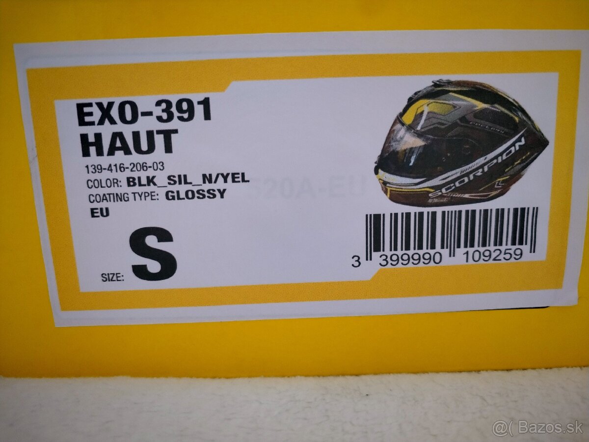 Nová prilba Scorpion EXO - 391 HAUT - 9