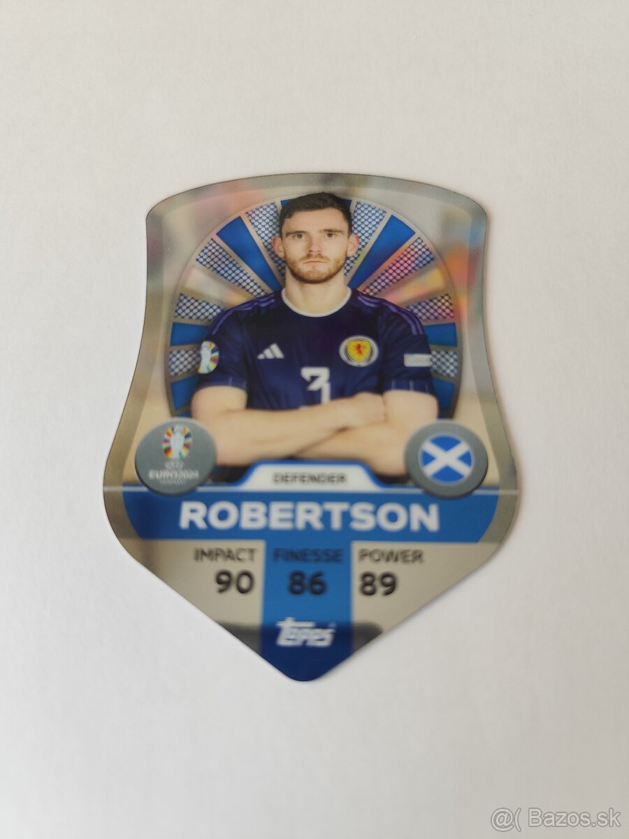 chrome shield Euro 2024 kartičky topps match attax celý set - 9