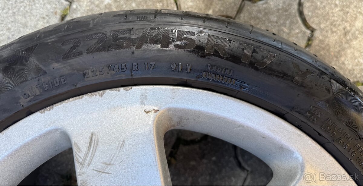 Disky Originál Audi TT Ronal 5x100 225/45 r17 - 9