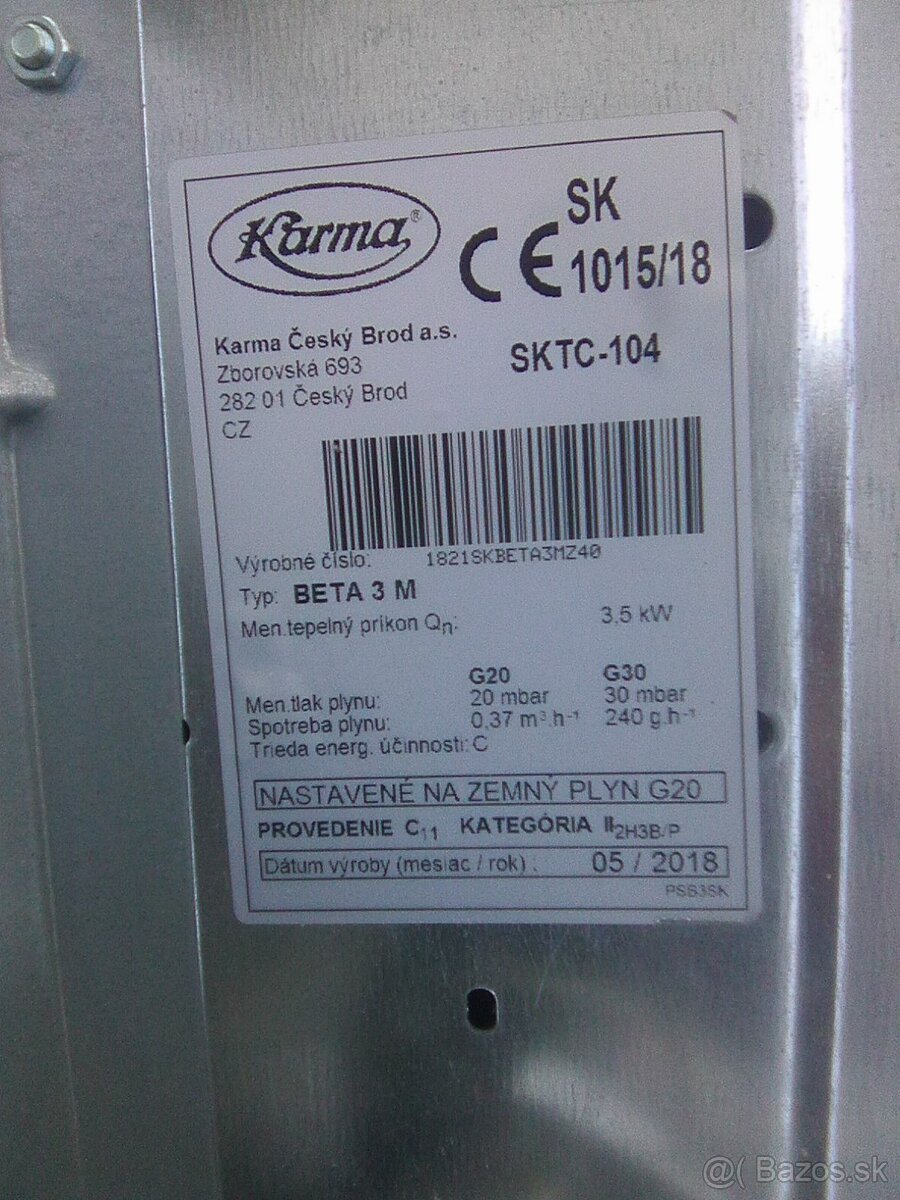 gamatky cez stenu KARMA Beta 3 3kw - 9