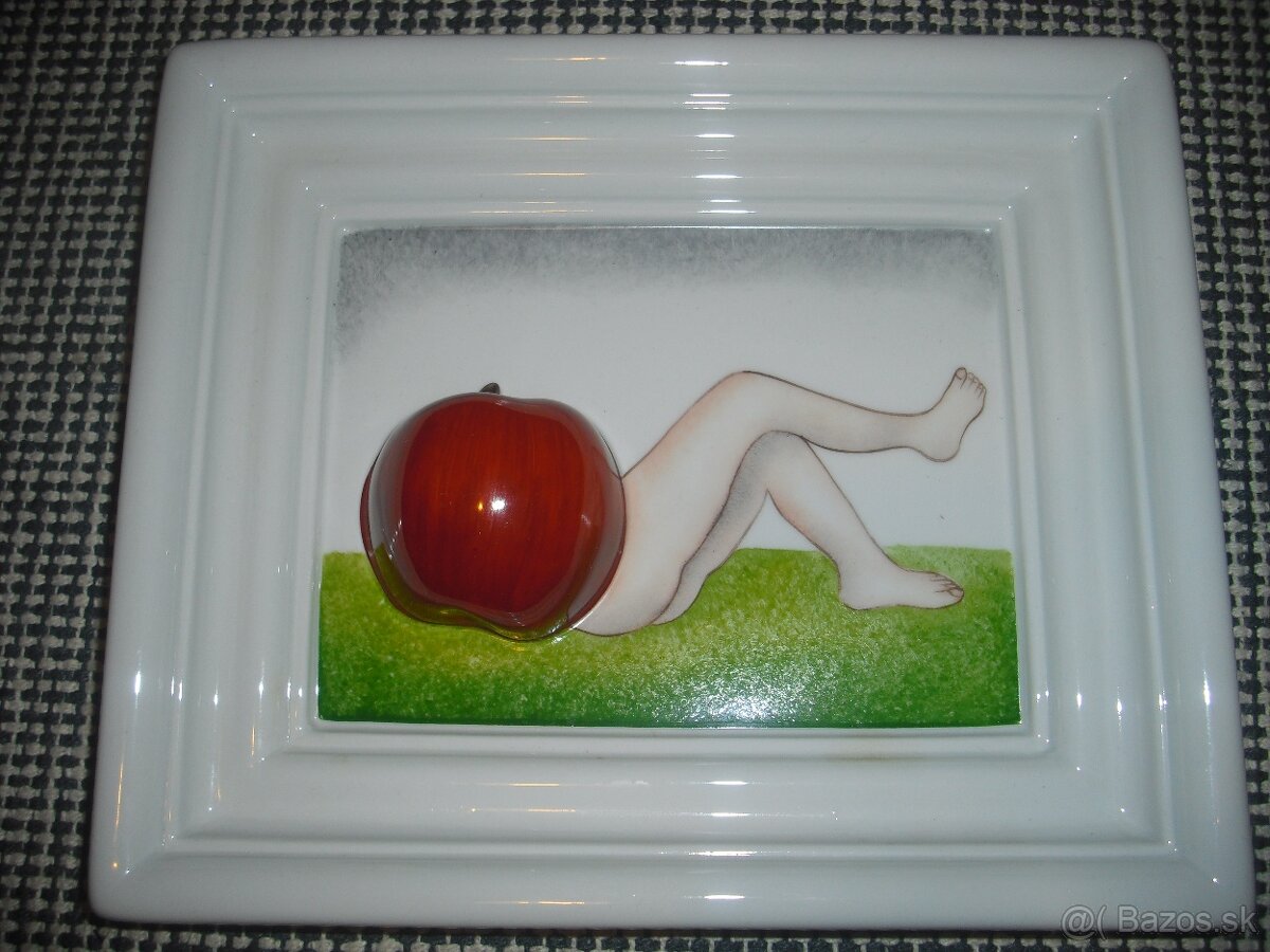 Predam Malovany keramicky "Vitazny obluk" od Stan. Martinc - 9