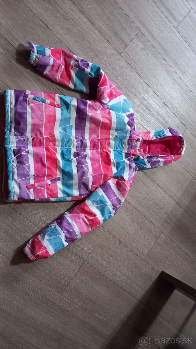 Dievcenske lyziarske nohavice,bundy - 9