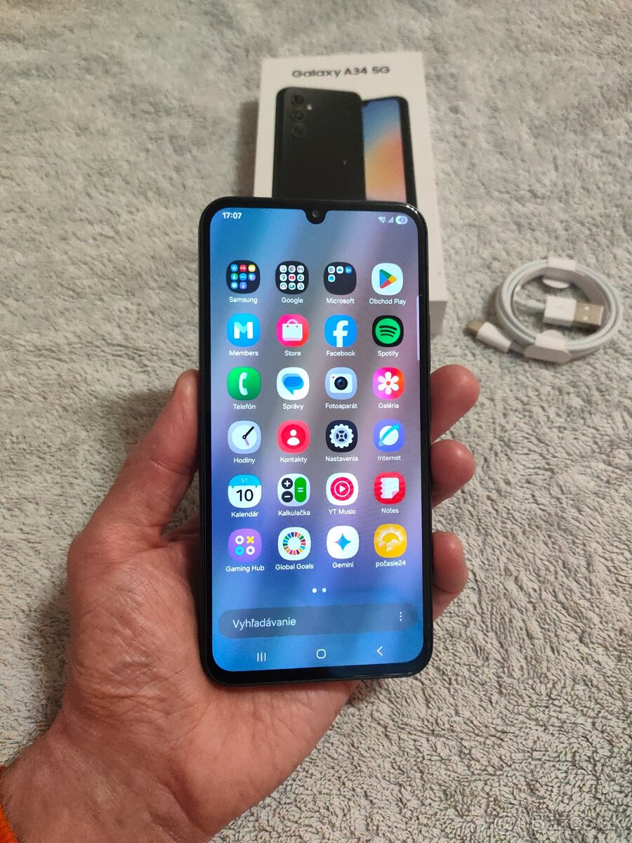 Samsung Galaxy A34 128GB,6GB RAM - 9