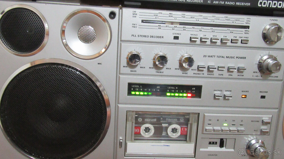 radiomagnetofón-TESLA CONDOR☘️prosím pečítať. - 9