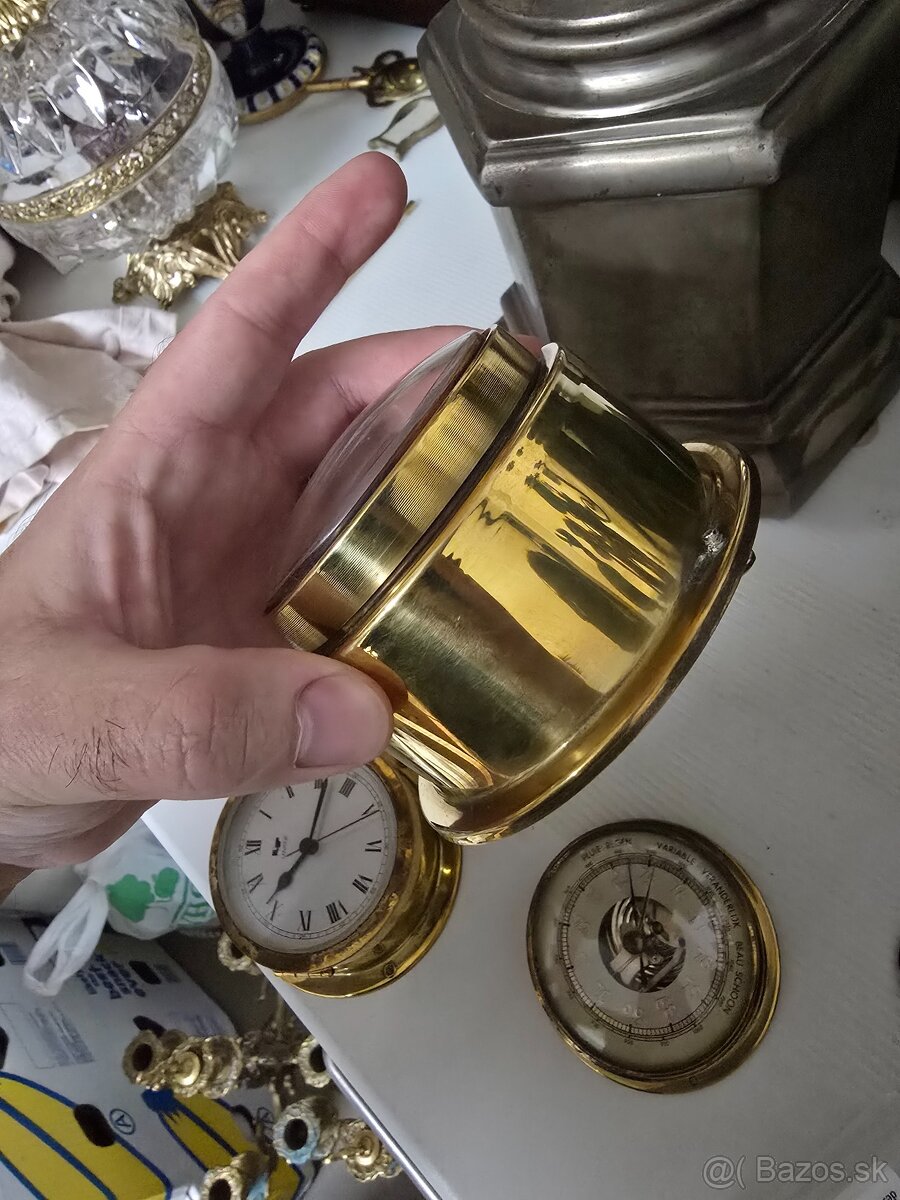 hodiny, barometer, teplomer a vlhkomer - 9