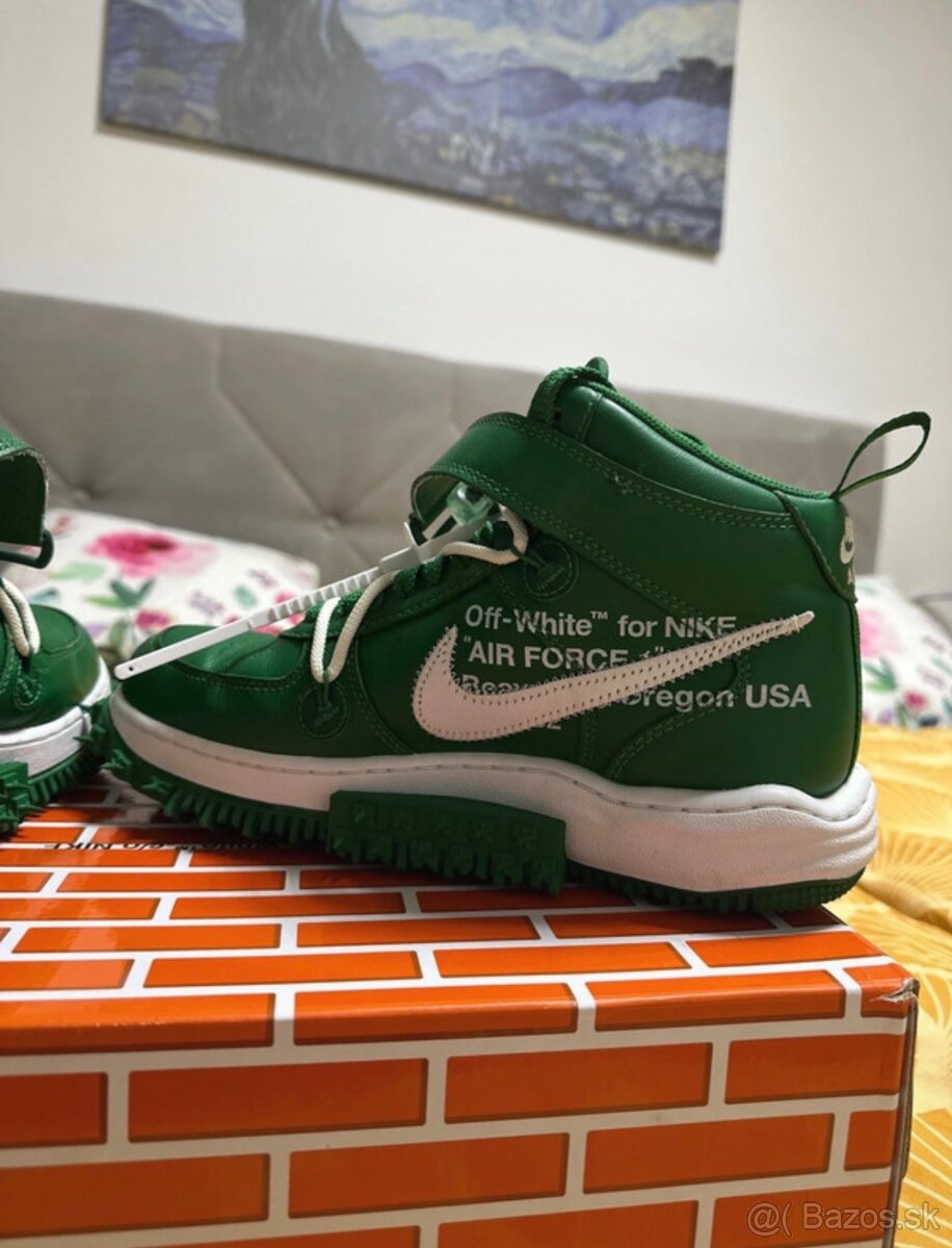 Nike x Off-White Air Force 1 Mid Pine Green - 9