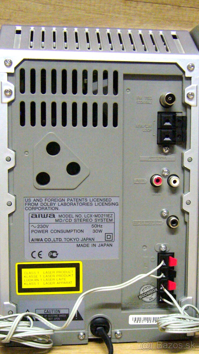 Aiwa LCX-MD211 - mikrosystém s minidisc rekordérom - 9