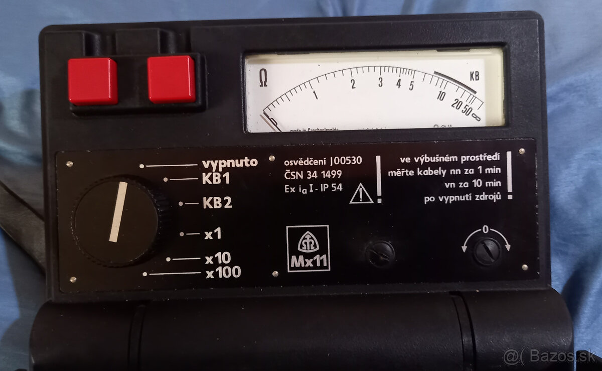 Predám skúšačku el. zariadení Mx11 a zadarmo Tachocard - 9