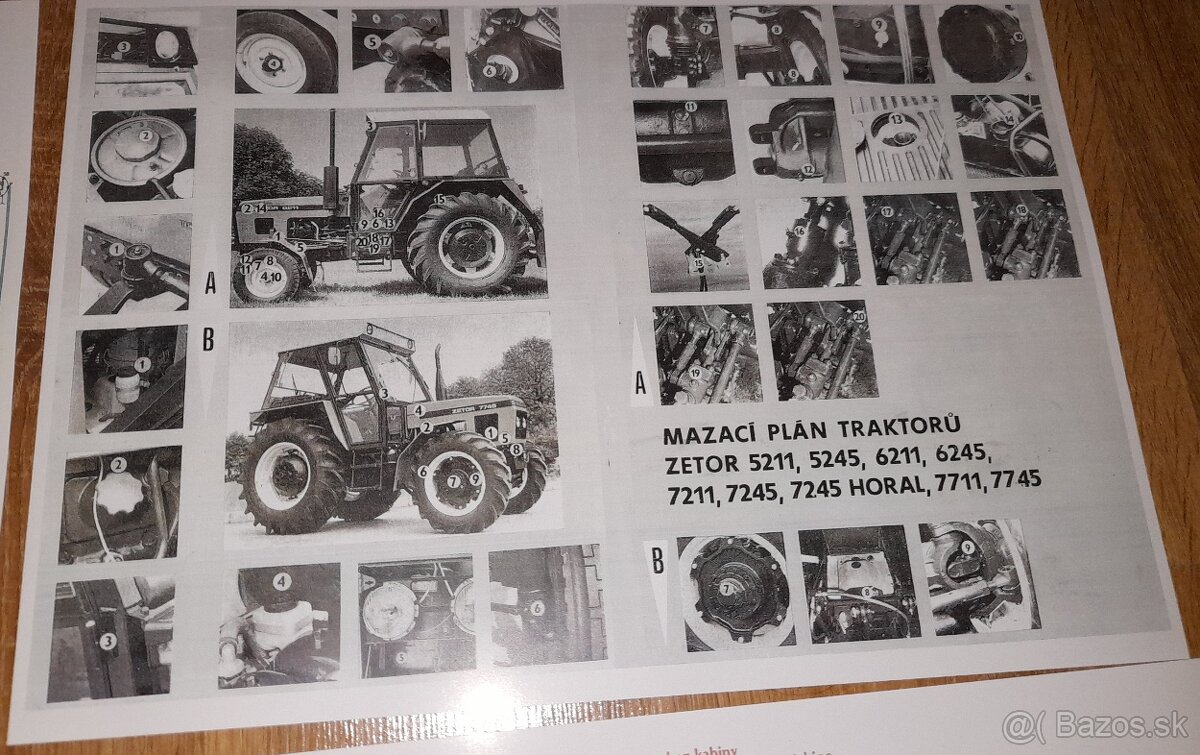 Zetor - príručky, návody, plagáty, katalógy ND - 9