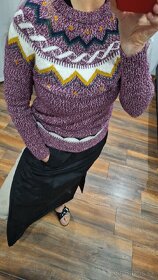 Zateplena zimna sukna HIGH MOUNTAIN sveter OLD NAVY M/L - 9