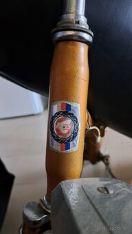 Starožitný skladací bicykel v pôvodnom stave - 9