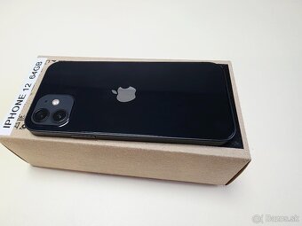 APPLE IPHONE 12 64GB BLACK,ZDRAVIE BATERKY 100% - 9