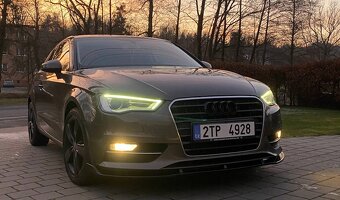 AUDI A3 8V SPOJLER NA PREDNY NÁRAZNÍK LIPKO POD NARAZNIK - 9