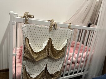 Detská postieľka s komplet vybavením - 9