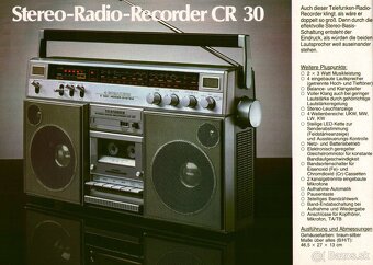 Telefunken CR30 boombox vintage - 9